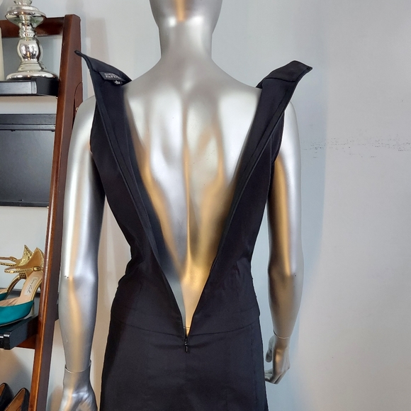 Adrianna Papell Sleeveless Little BlackDress, sz 4 - Picture 7 of 9